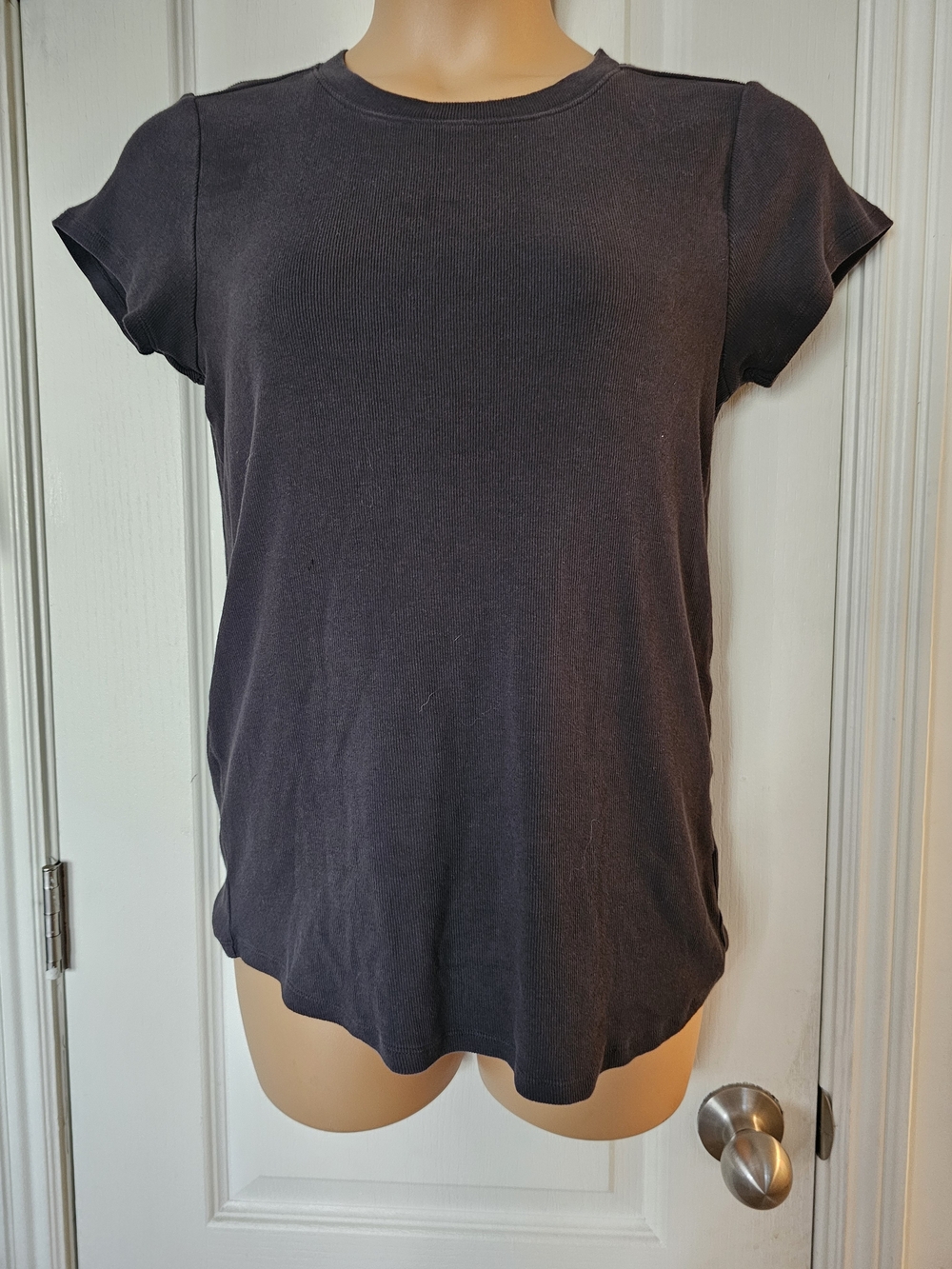 Torrid Sz 0 Black Short Sleeve Crewneck Tee